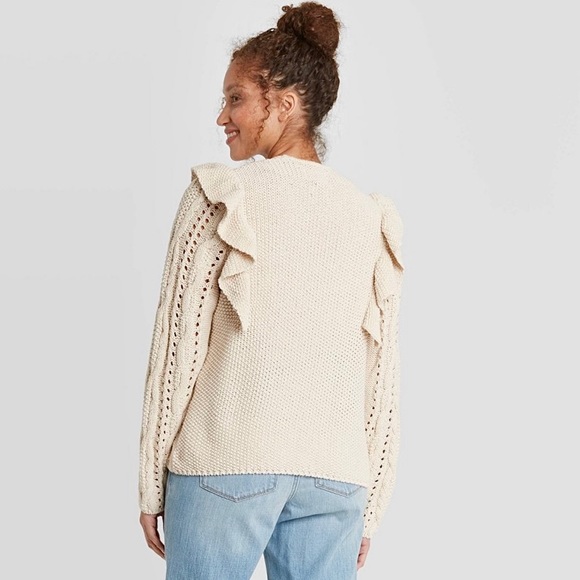 Nwt Universal Thread Ruffle Knit 